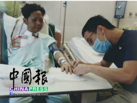 換肝保命後尿液含真菌 梁老師醫藥費  再需20萬