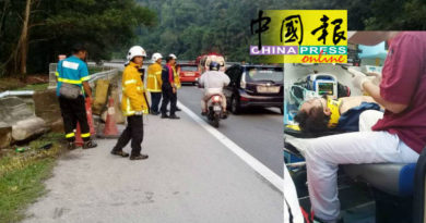 轿车翻覆  2人获救