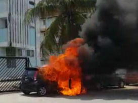 火烧2车  消拯局：非手机充电宝惹祸（有视频）