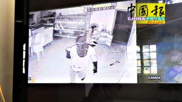 小偷也玩諜戰  假稱修佛真勘查  爆竊佛堂閉錄電視全攝下