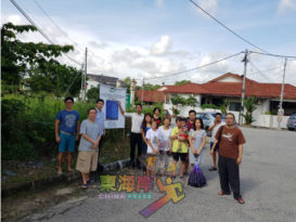 【今日东海岸头条】关丹迪南再也住宅区 “我们不要通讯塔” 居民不知情集体抗议