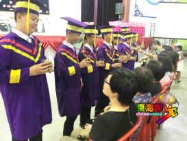 文冬武吉丁宜华校晚会  毕业生向父母敬茶