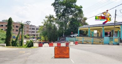 立卑旧街场往巴都古力 维修铁路 关闭路段