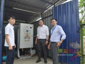 增设1万加仑水槽水泵  劳勿六福花园不愁水了