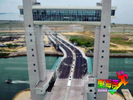 登州東南亞首座車行吊橋　6月2日公開試跑
