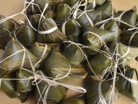 进口粽叶贵 材料喊涨 粽子料调涨50仙（有视频）