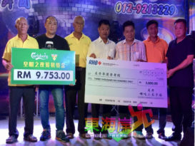 关丹哪吒三太子庙 拨3600领养6孤老
