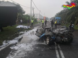 “明光车祸着火烧死3人”案    死者身份无法确定  警吁民众提供消息