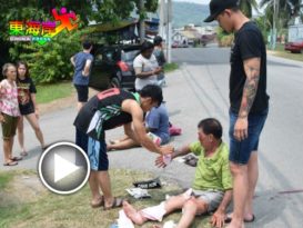 2摩哆相撞 骑士受伤 茶客涌到现场施援