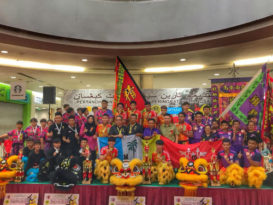 李金坤师父杯全国狮艺赛 槟精形体育会 夺冠