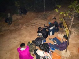 3青年爬马蛟山身体不适拯救员耗10小时救下山