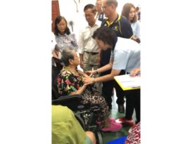 ◤林明百年大火◢马华志工团发动筹款运动 为林明灾黎雪中送炭