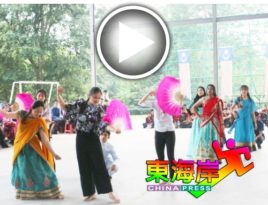 国庆月闭幕仪式学生呈献精彩节目