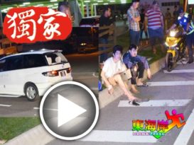 车祸黑区又意外　摩哆猛撞休旅车 （独家报导）