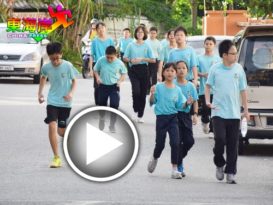 越野赛跑 更贴近新村 学生绕村跑
