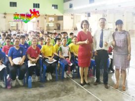 校长老师访文冬劳勿 安顺三民独中招生