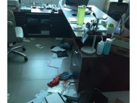 宵小爆窃办公室 撬开保险箱偷现金