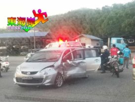车祸黑区又肇祸    摩哆撞轿车骑士伤