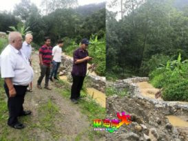 筑约500米长石笼 园主擅改芭场河道