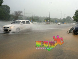 而连突内陆料週一晚淹  彭逾21地区 水位告急