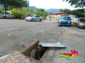 路面坑洞危及安全 民众吁当局速修