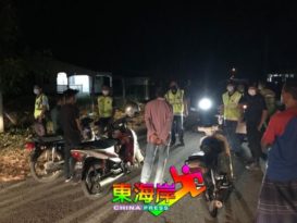 ◤行动管制◢ 无视警方规劝拒回家  5人被捕 2尿检不过关