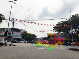 节庆结束   促关丹市议会拆灯笼  电线    以策安全