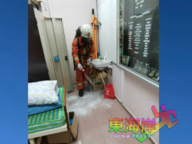失手打破水银体温针  消拯員上門施援