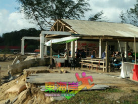 甘马仕海滩侵蚀恶化    政府动工建造防浪堤