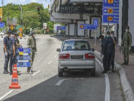 ◤行动管制◢丹警总长不满民众配合度 加强限制车辆进入哥市区