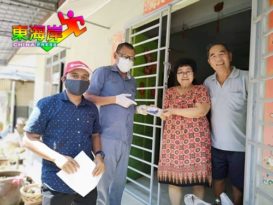 ◤行动管制◢彭政府派物资援助金给小贩