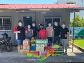 热心青年合资捐助物资  关丹CASA HARAPAN孤儿院受惠