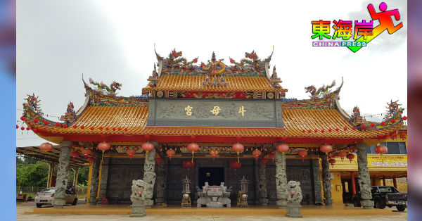 全面禁止民众登门进香的关丹斗母宫，庙宇清静许多。