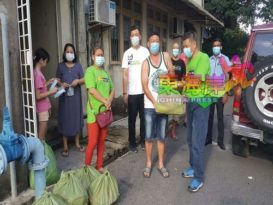 管制期 哥打拉玛  丹绒玛  两服务中心 已分派近千份援助品　
