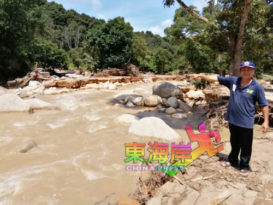 劳勿双溪吉流洪灾  各方出錢出力 建交替路