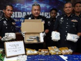 登警起172万毒品  主妇与3男落网