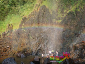 陆续迎来访客    林明山镇    民宿客满