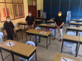 阿益布爹中学24日复课     3机构查验防疫SOP