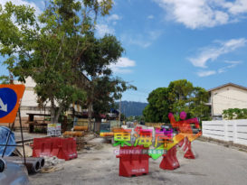 关丹排污系统工程扩大     道路塞车    怨声载道