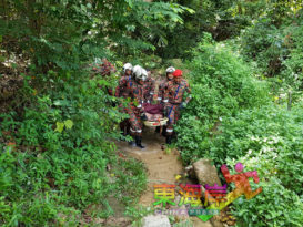 印裔男子山林内受伤       消拯员入山救人