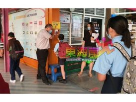 培植华小学生分批到校   出席率达91.6%