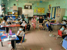 明光华小学前班今开课   13学生  学习新常态