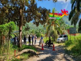 为接管非法榴梿芭铺路  彭土地局与皇家榴梿集团进行勘测