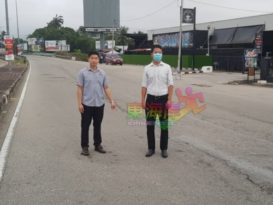 马路路线模糊    服务中心促当局尽快处理