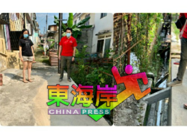 州议员办事处向市会反映  崩塌沟渠终获维修