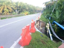 路窄又弯 屡肇车祸 请工程部关注及处理