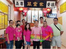 紫灵阁妇女组 青年团 挽留阁长刘继方