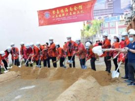 登海南会馆新厦  无惧疫情 正式启建