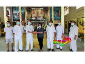丹斗母宮慈善基金   捐车祸伤者家属2000