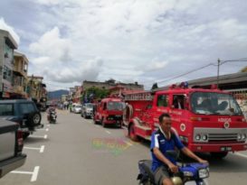 见证为志消队努力24年   刘清举殡   3消拯车送行